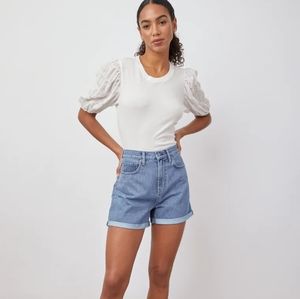 Rails Liza White Seersucker Top.